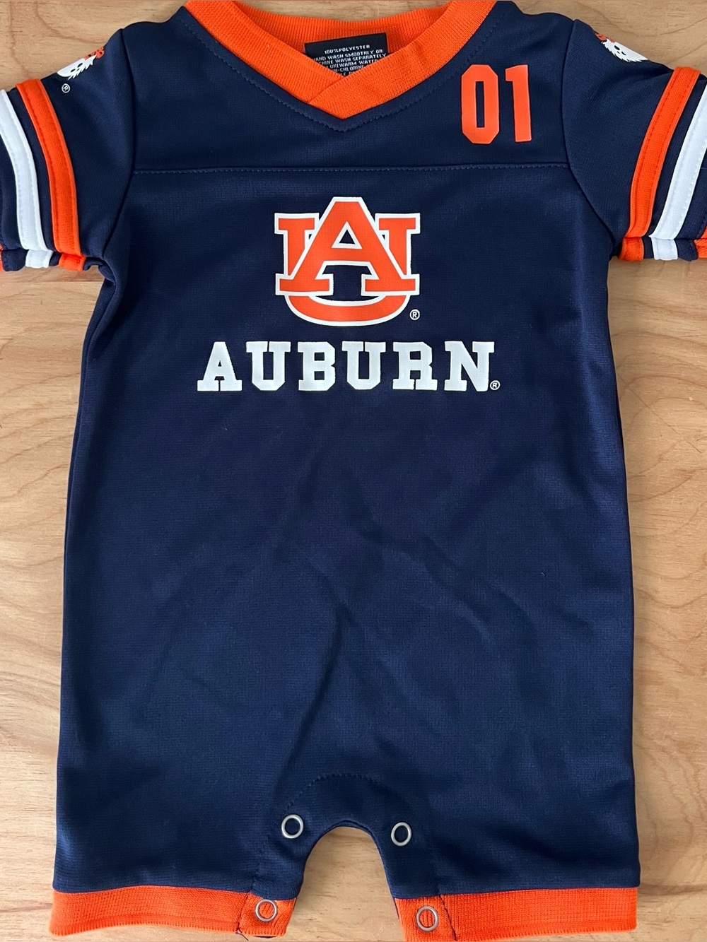 Auburn Tigers Infant One Piece NWOT